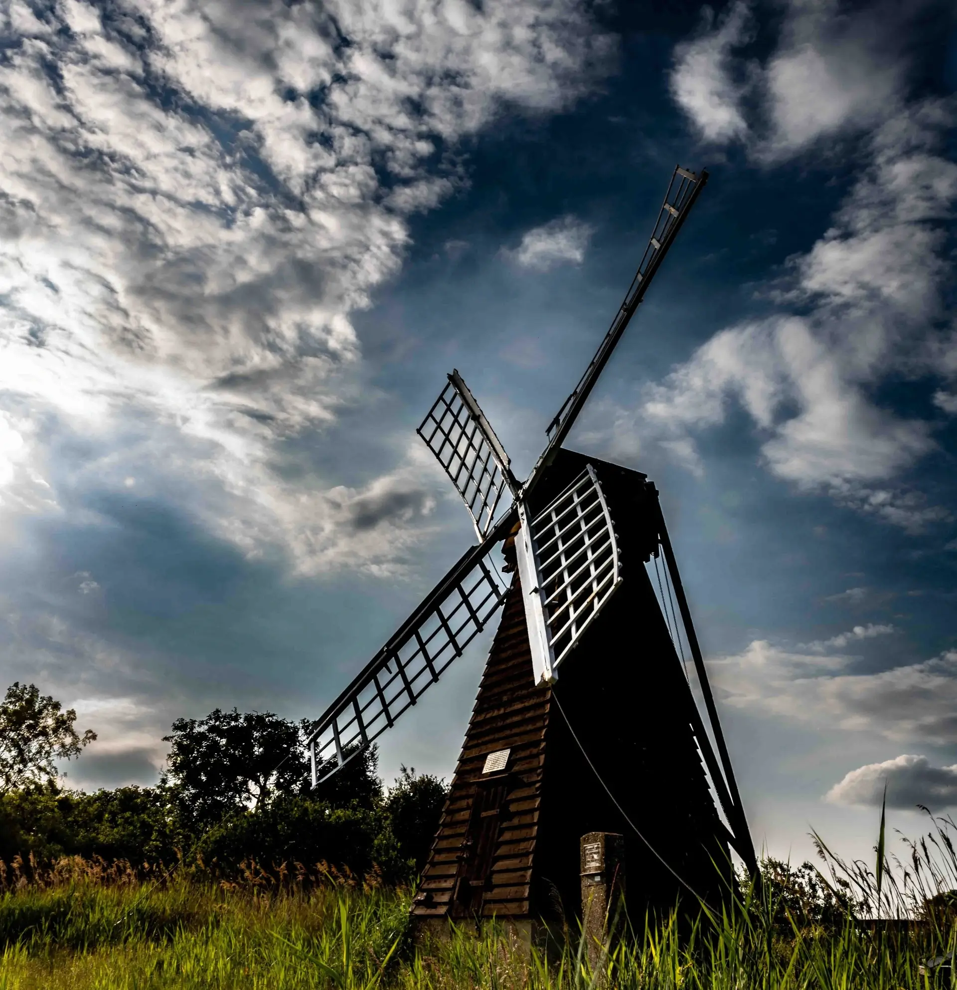 Natural landscape composition