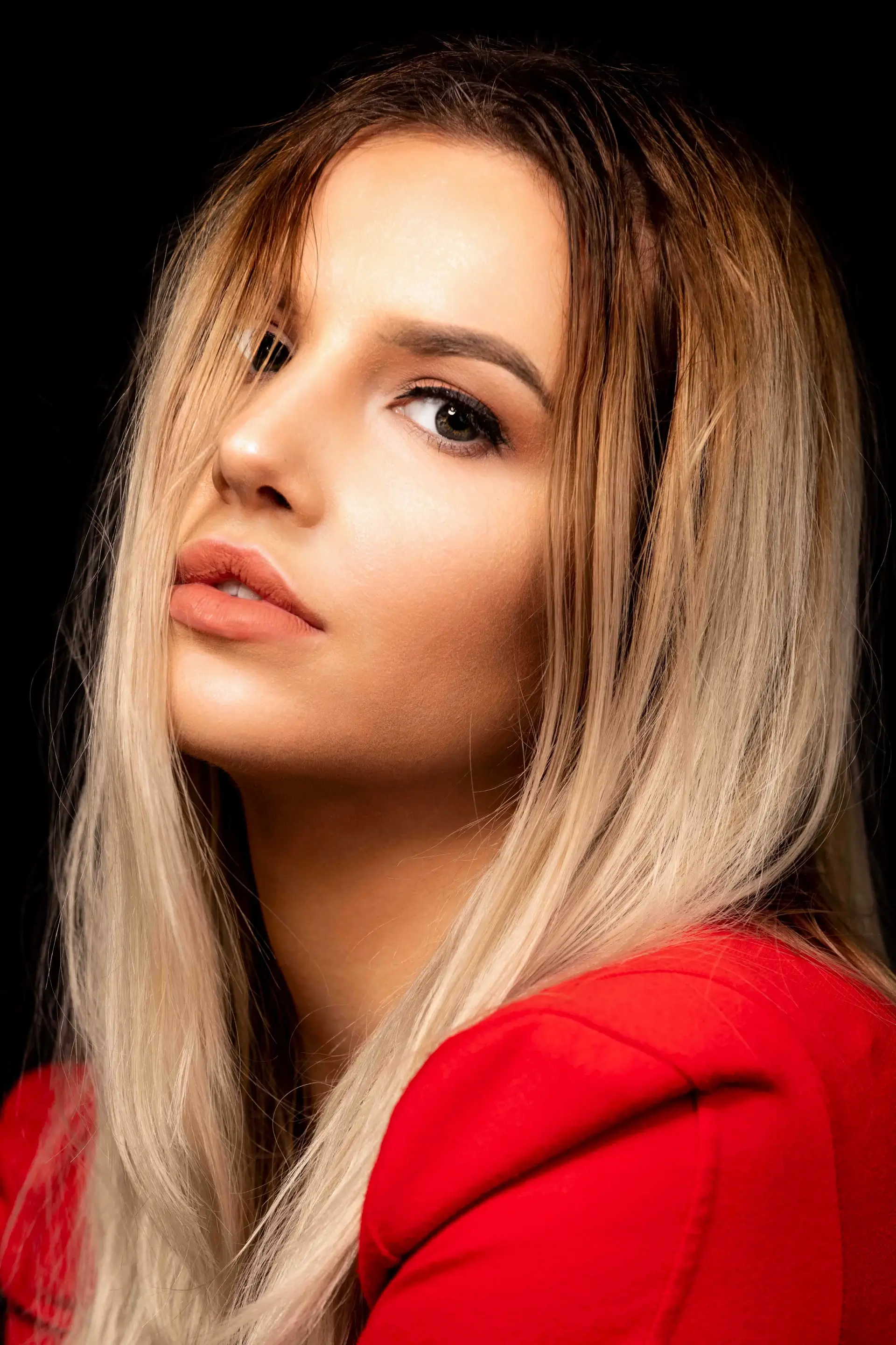 Professional model and portrait photography session